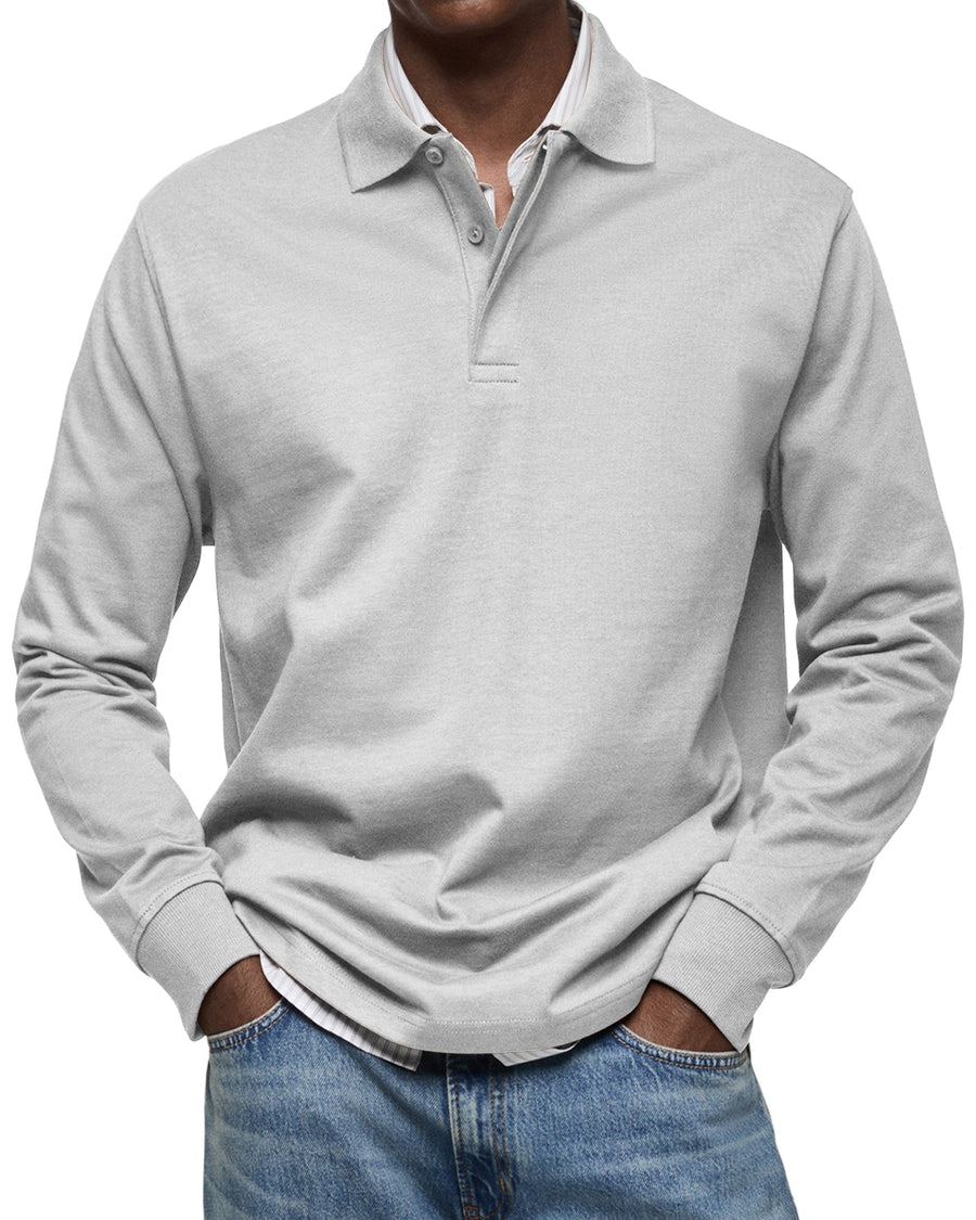 FOSCARI LABEL | POLO DI LUSSO A MANICHE LUNGHE