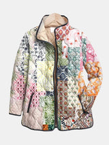 DELACROIX | Giacca Trapuntata Patchwork Bohémien Firenze