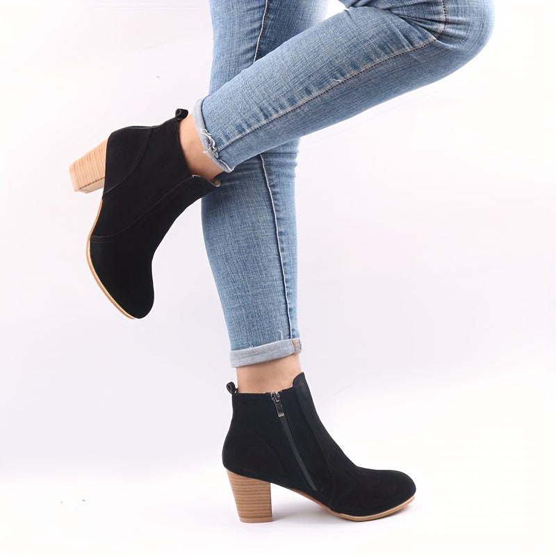 Maryline™ – Stivaletti con tacco stabile e comfort di lunga durata