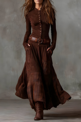 Nadia | Abito Maxi Boho