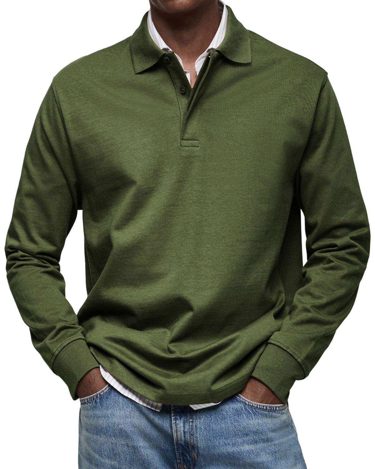 FOSCARI LABEL | POLO DI LUSSO A MANICHE LUNGHE