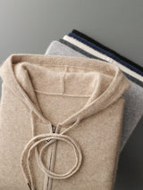 Felpa con cerniera in cashmere André Ferran