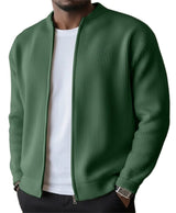 Cardigan con zip a costine André Ferran