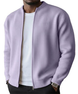 Cardigan con zip a costine André Ferran