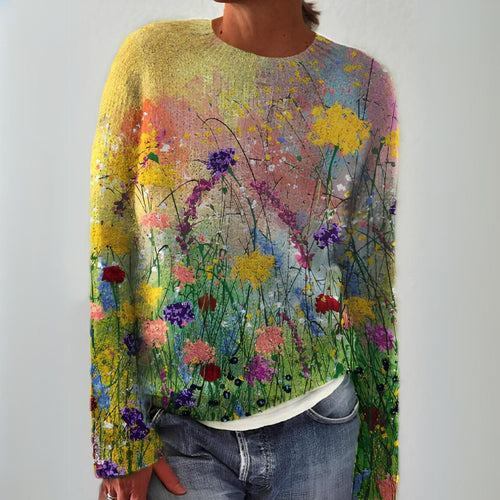 Manon | Maglione con motivo floreale