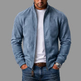 FOSCARI LABEL | GIUBBOTTO BOMBER IN PELLE SPAZZOLATA