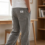 FOSCARI LABEL | Pantaloni larghi a coste