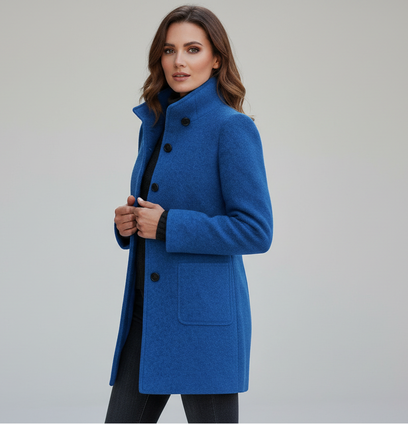 Cappotto lungo in lana pregiata