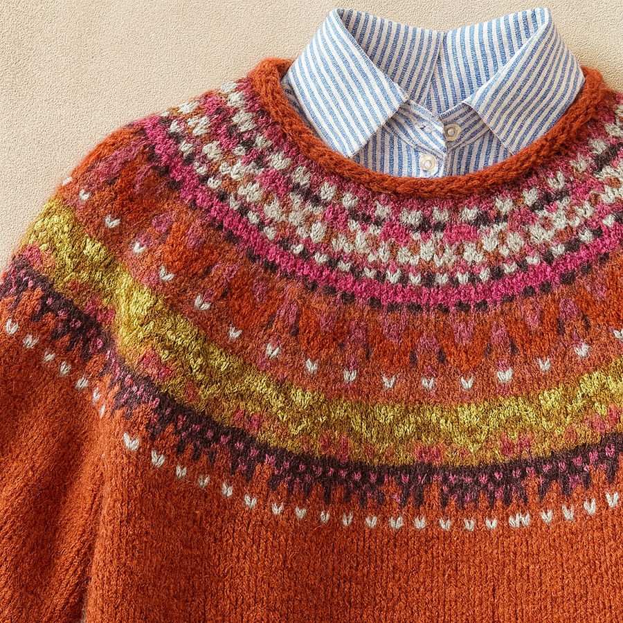 Juliette | Maglione con motivo scandinavo