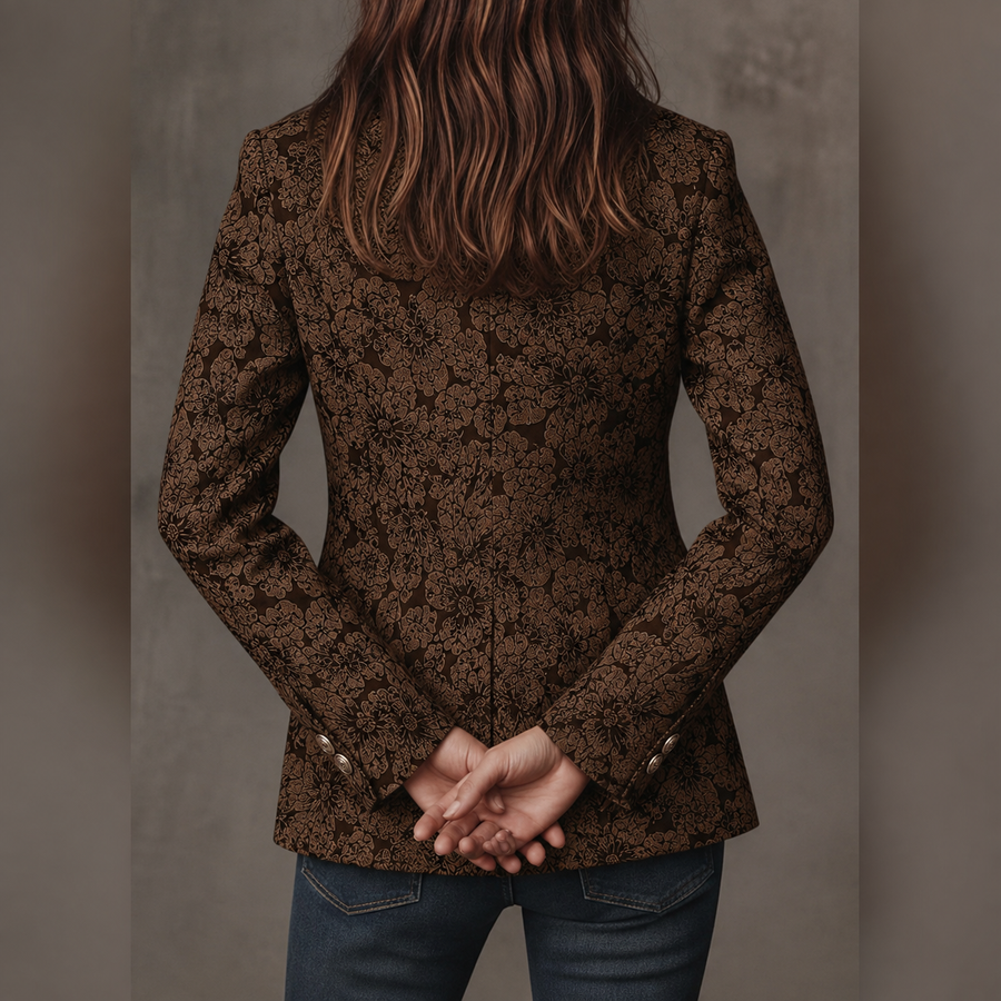 Estelle | Blazer Jacquard Cashmere Slim