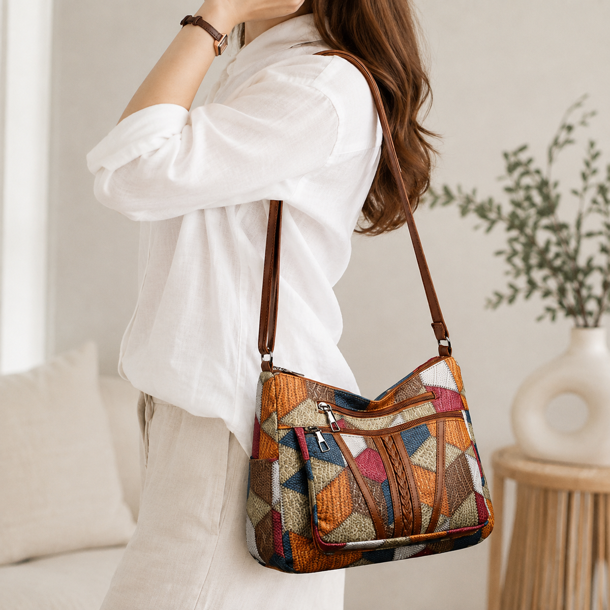 FOSCARI LABEL | BORSA PATCHWORK