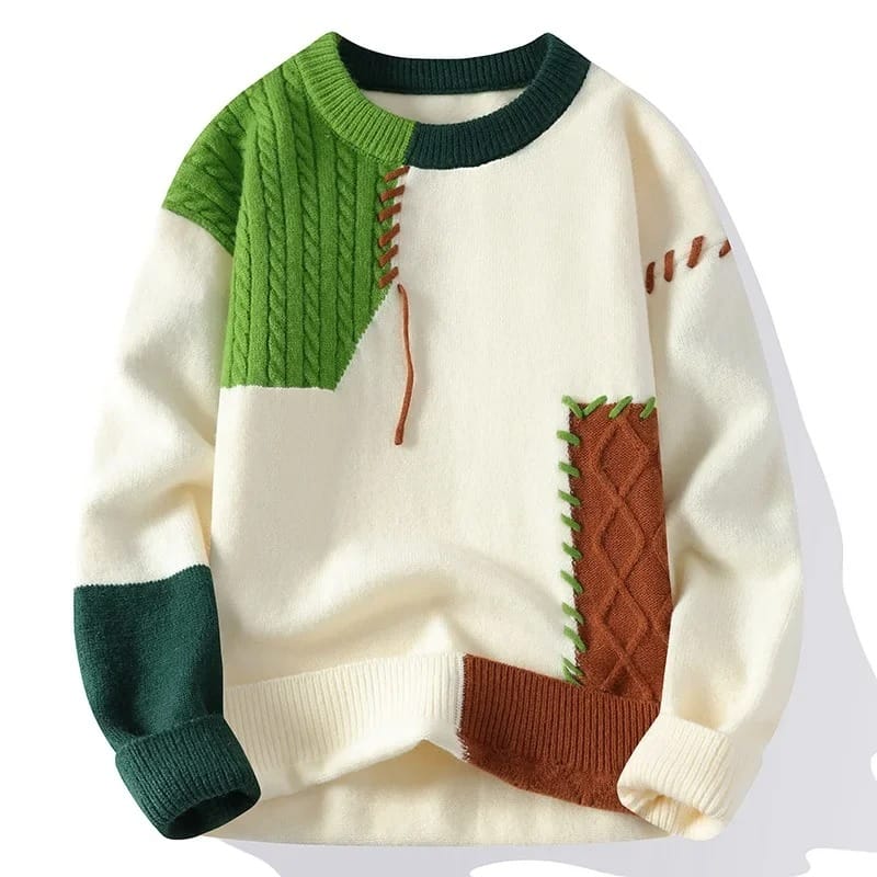 Maglione Patchwork André Ferran