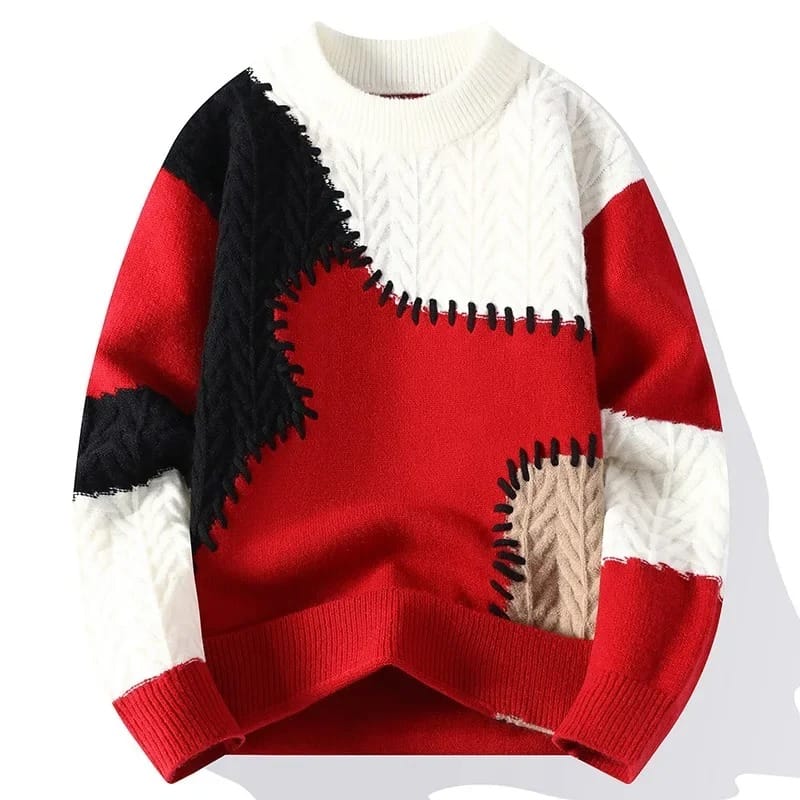 Maglione Patchwork André Ferran