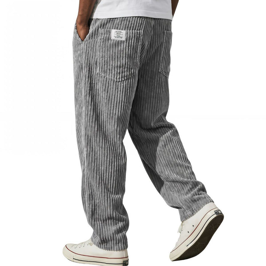FOSCARI LABEL | Pantaloni larghi a coste