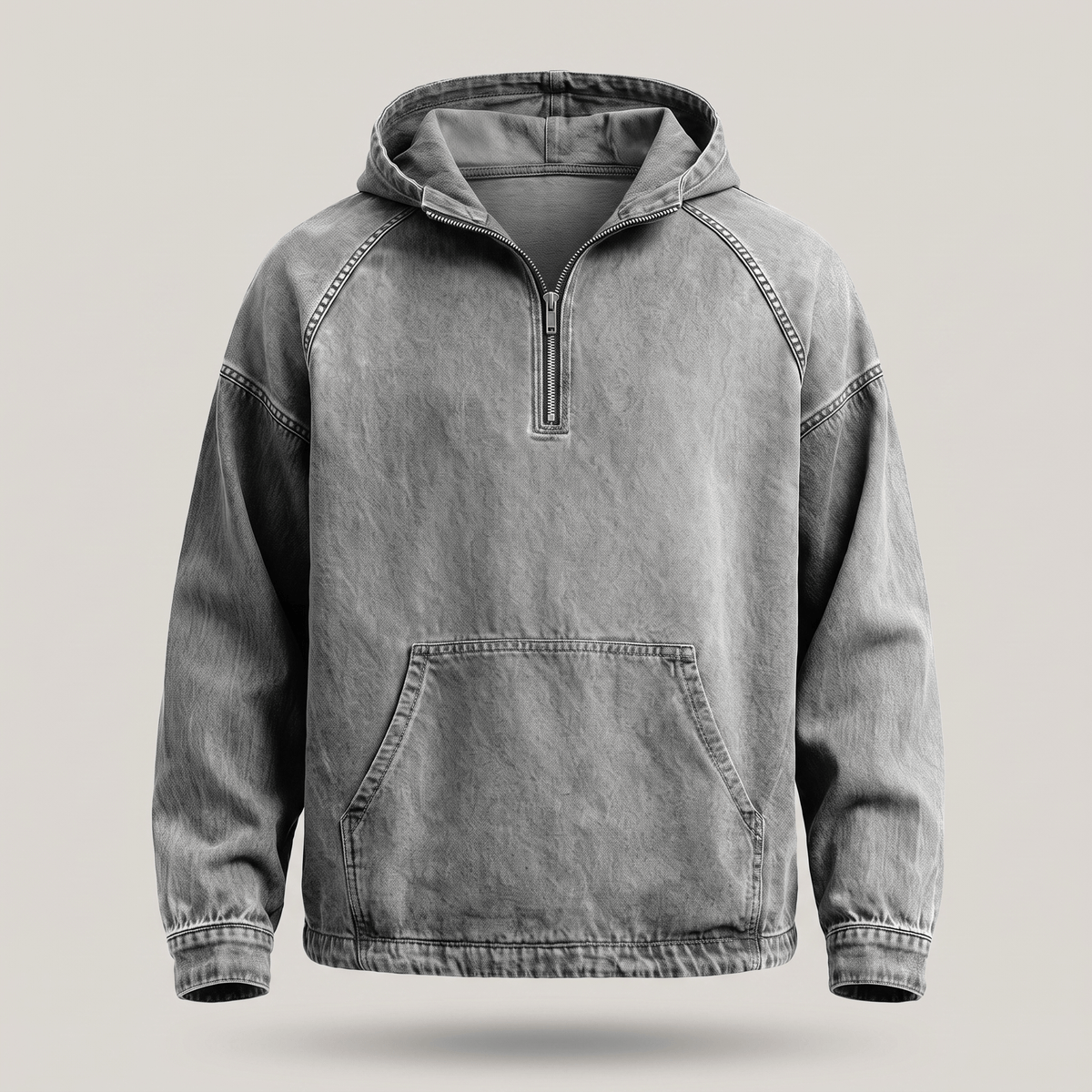 Anorak in Denim Lavato André Ferran
