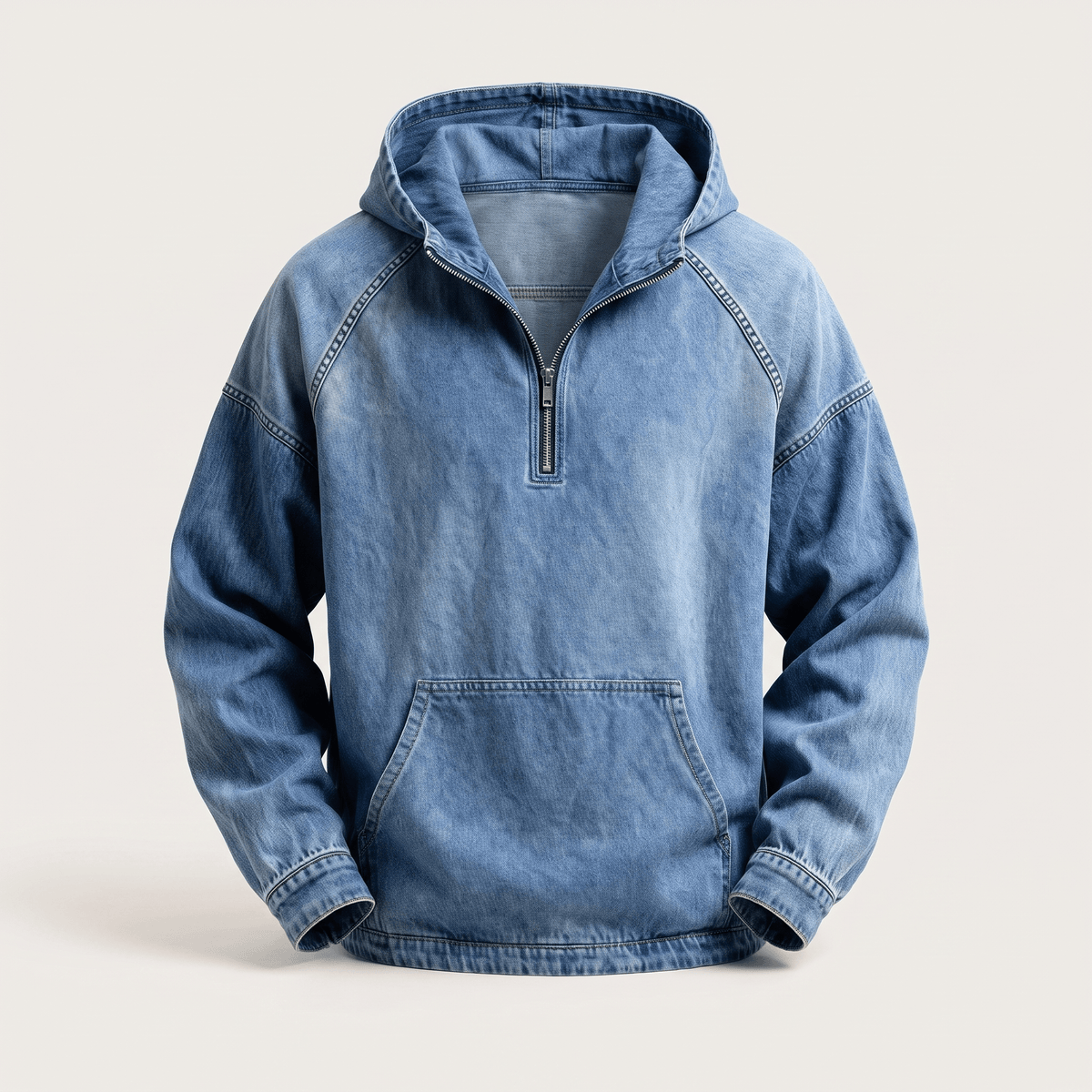 Anorak in Denim Lavato André Ferran