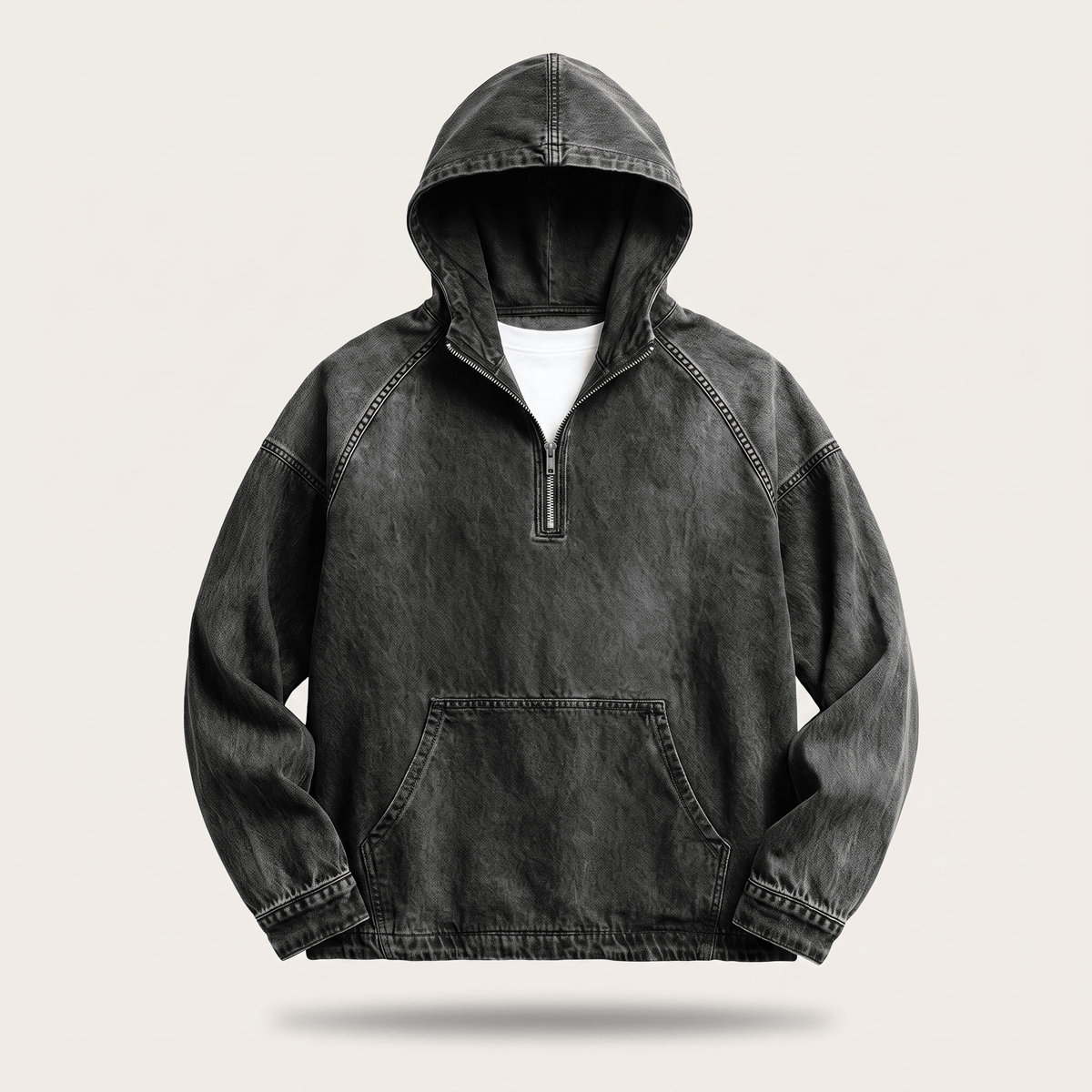 Anorak in Denim Lavato André Ferran