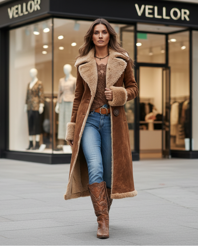 AMELLIER™ | Cappotto lungo vintage