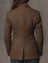 Gisèle | Blazer con Inserti a Motivo a V