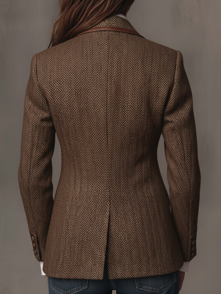 Gisèle | Blazer con Inserti a Motivo a V