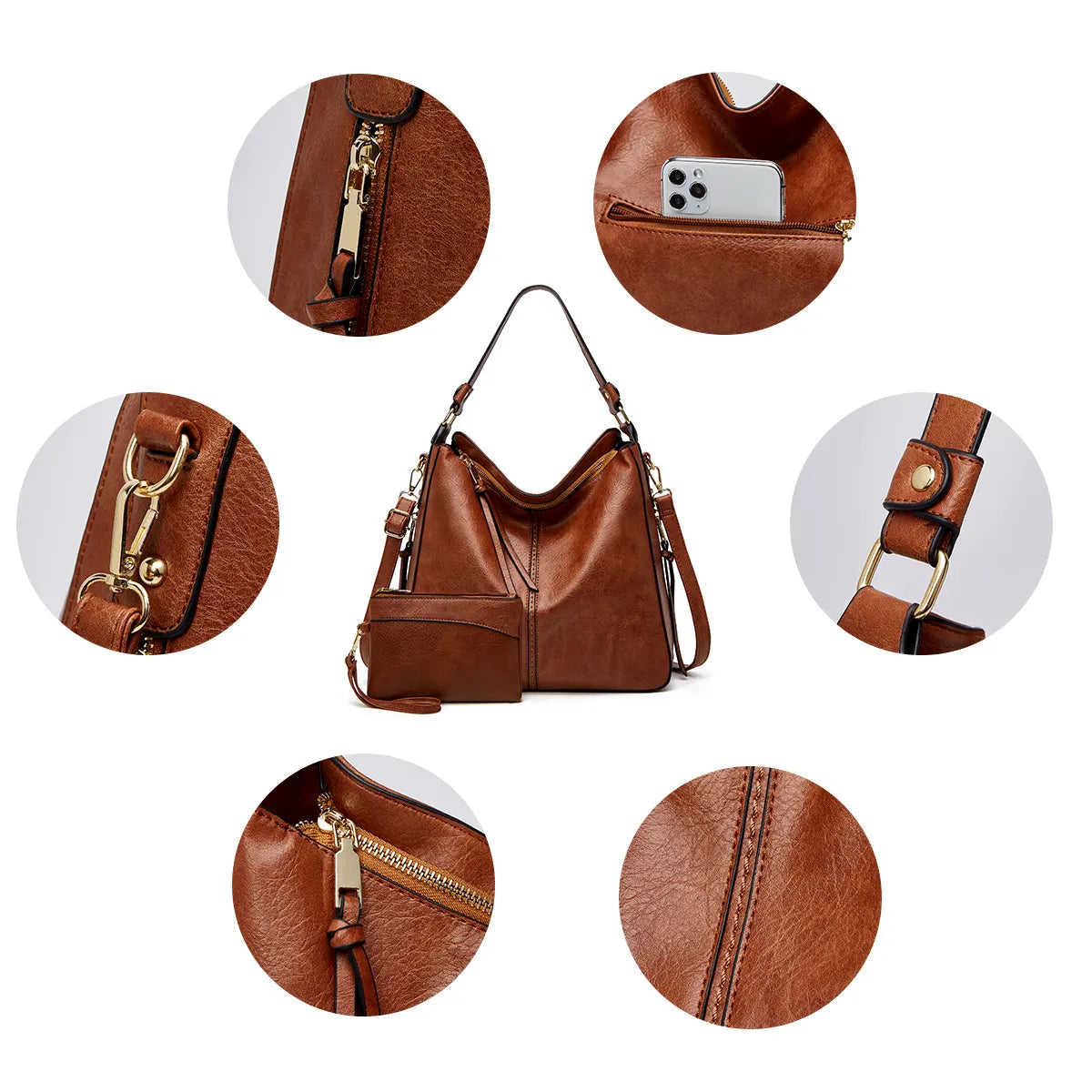Graziella | Trio di Borse Hobo
