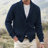 Cardigan con collo a scialle André Ferran