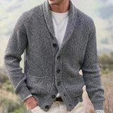 Cardigan con collo a scialle André Ferran