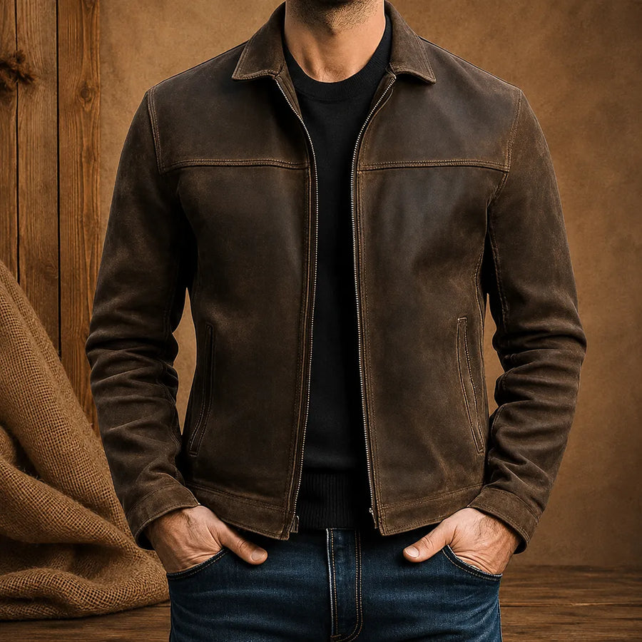 Varga | Giacca leggera con colletto e zip