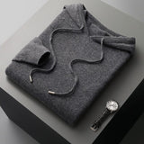 Felpa con cappuccio in lana merino André Ferran