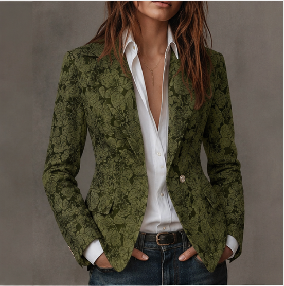 Estelle | Blazer Jacquard Cashmere Slim