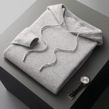 Felpa con cappuccio in lana merino André Ferran