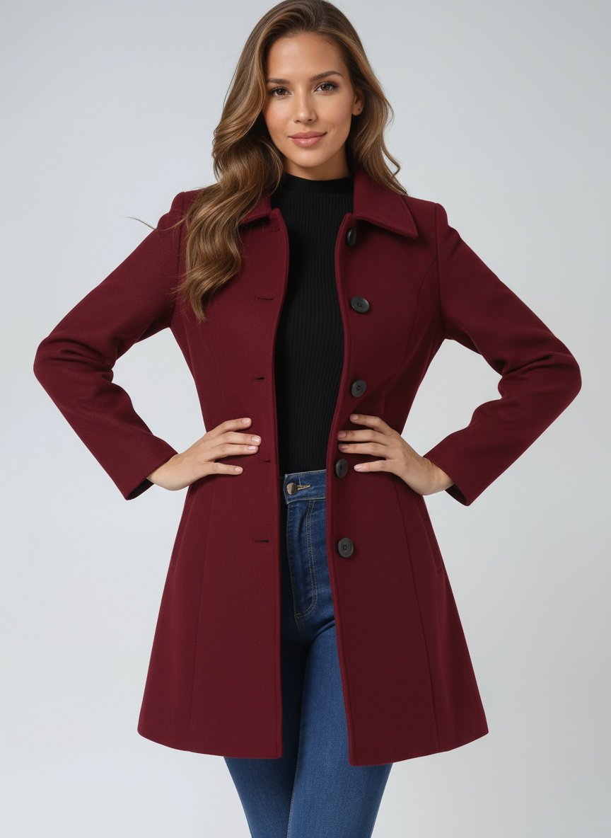 GIACCA SAGOMATA E SVASATA ELEGANTE