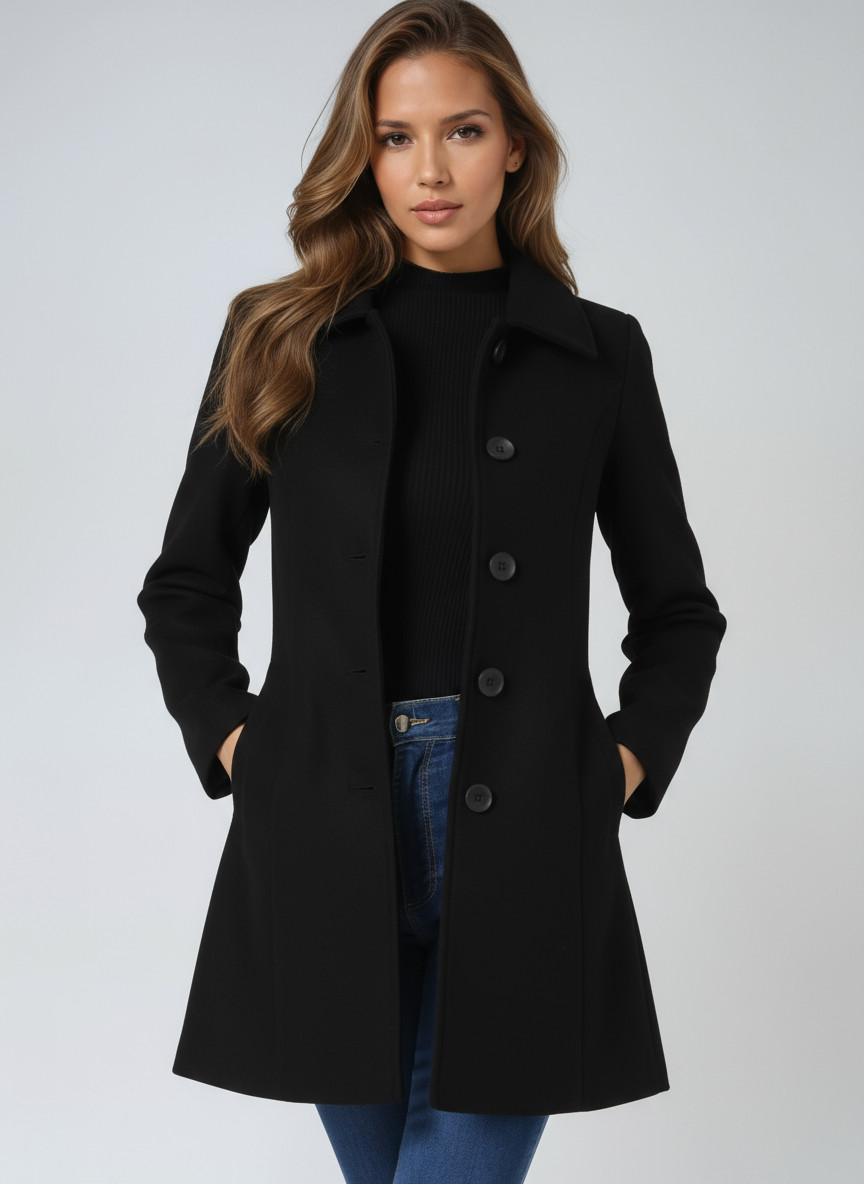 GIACCA SAGOMATA E SVASATA ELEGANTE