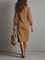 Ebonelle | Abito Camicia Midi a Pois