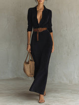 Greta | Abito Maxi con Cintura