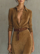 Greta | Abito Maxi con Cintura