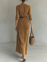 Greta | Abito Maxi con Cintura