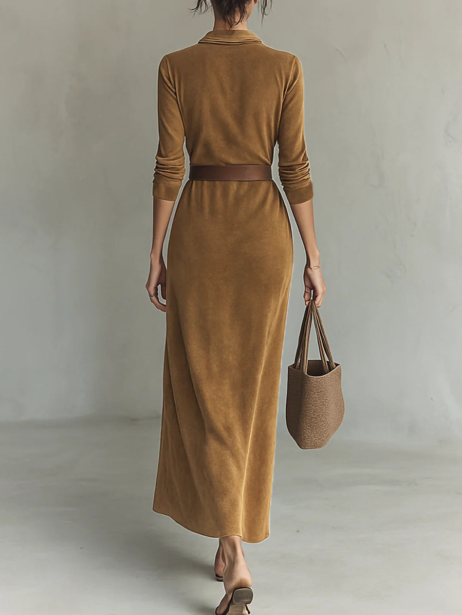 Greta | Abito Maxi con Cintura
