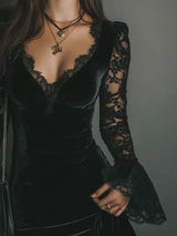 Paloma | Abito Mini con Pizzo