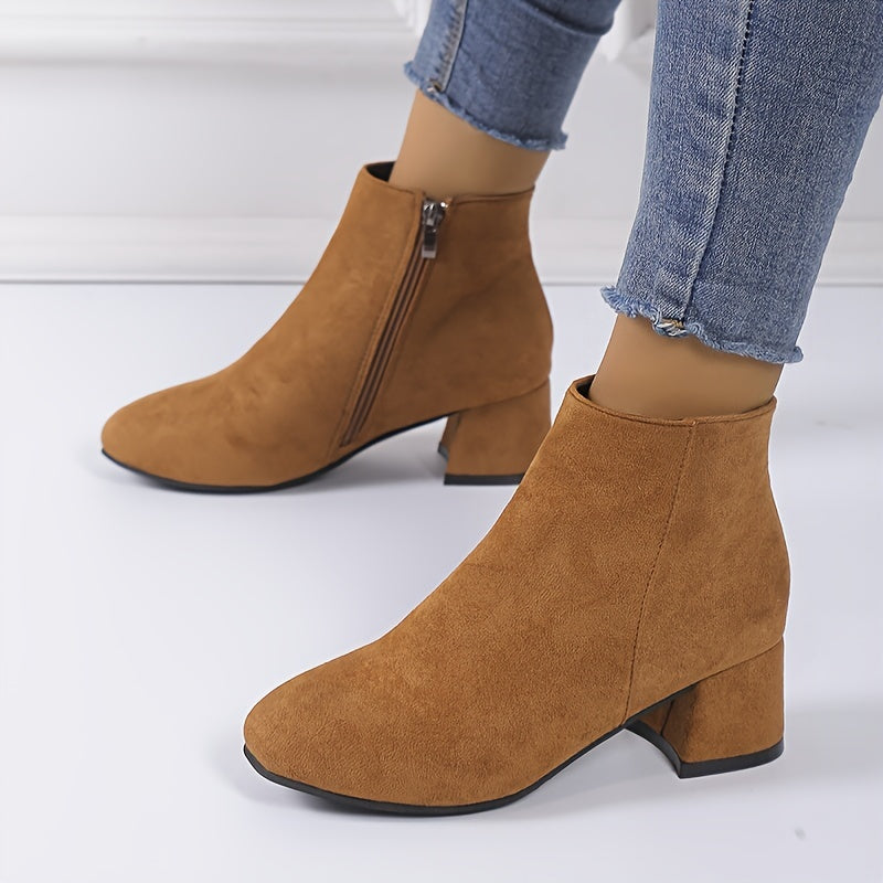 Colette™ – Stivaletti confortevoli con tacco quadrato