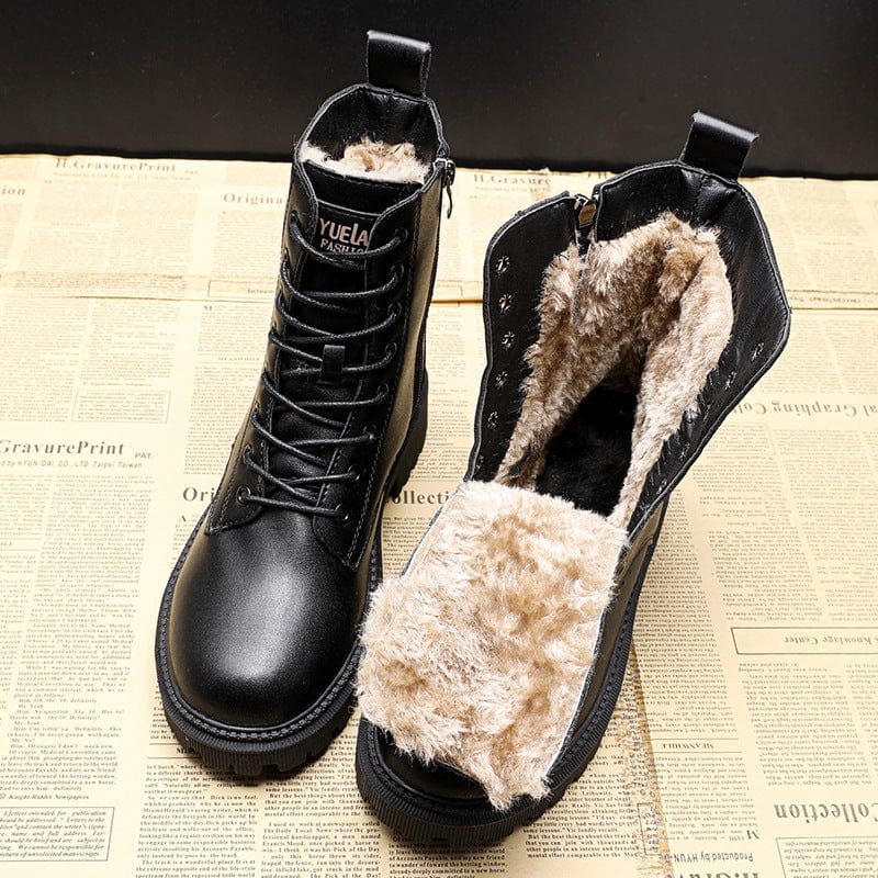 ANDREA™ | Stivali Invernali Eleganti in Pelle Nera