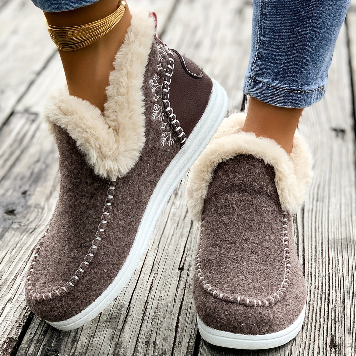 Aurovine | Scarpe Invernali Confortevoli e Morbide