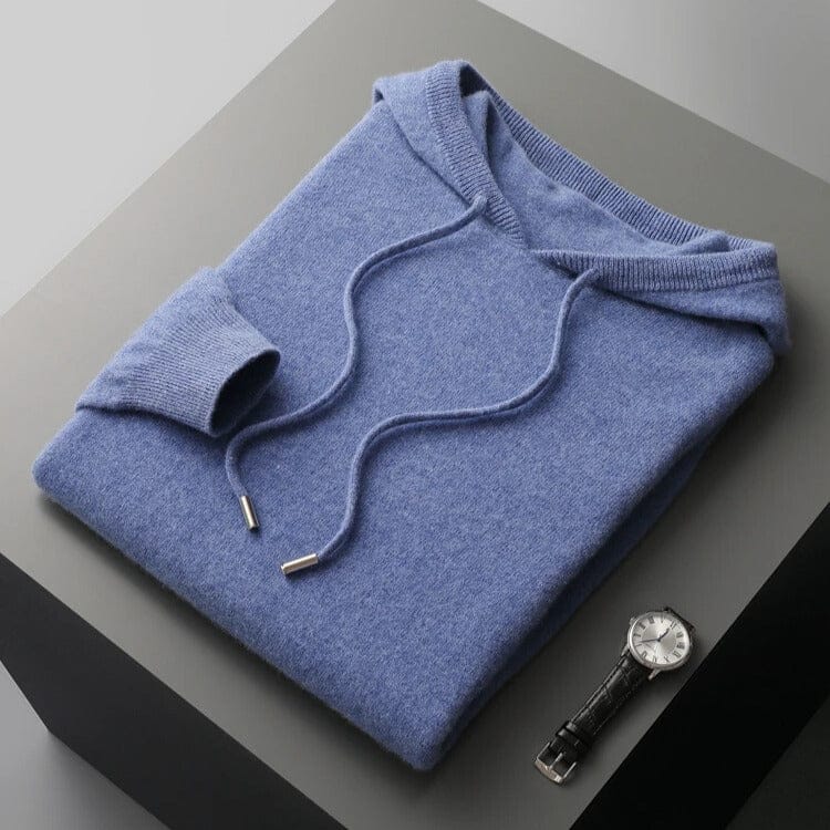 Felpa con cappuccio in lana merino André Ferran