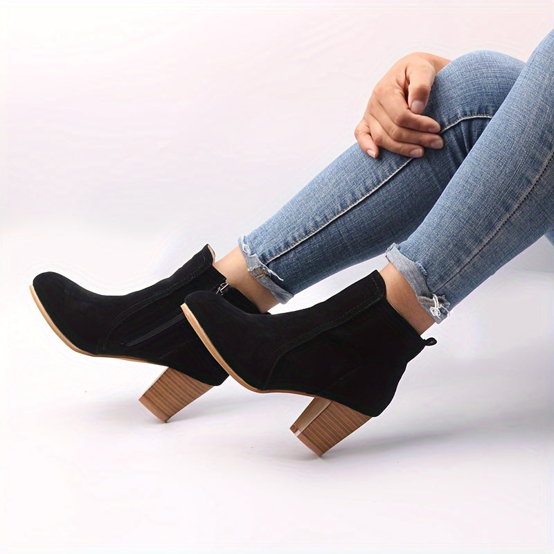 Maryline™ – Stivaletti con tacco stabile e comfort di lunga durata
