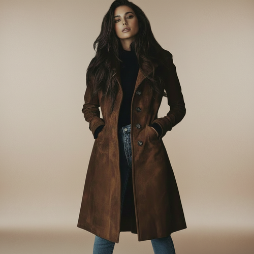 CAPPOTTO LUNGO IN CAMOSCIO | PIÙ VENDUTO
