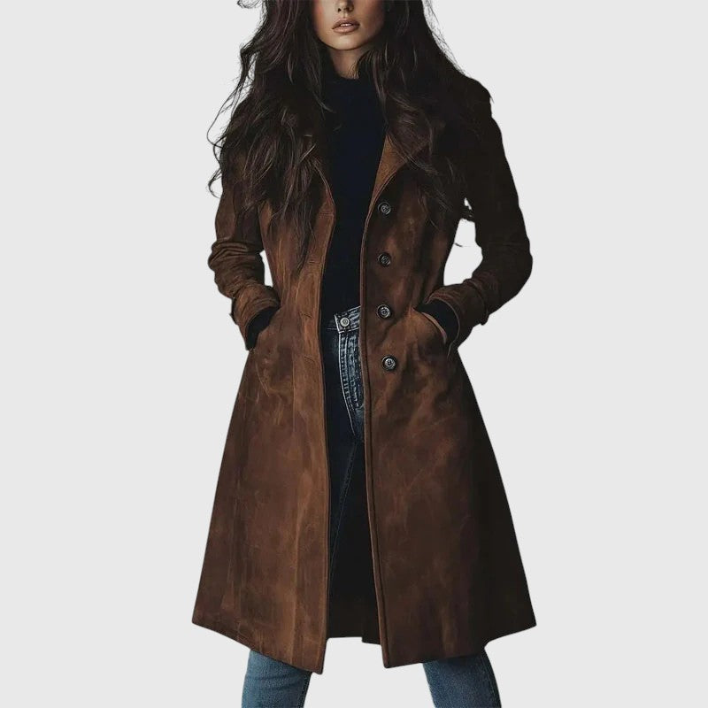 CAPPOTTO LUNGO IN CAMOSCIO | PIÙ VENDUTO