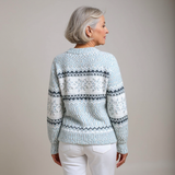 Margot | Maglione con collo alto e fiocchi di neve