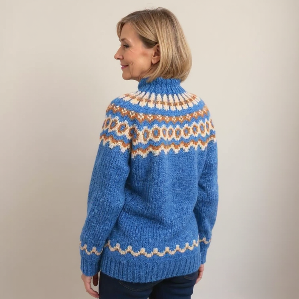 Christine | Maglione con motivo scandinavo