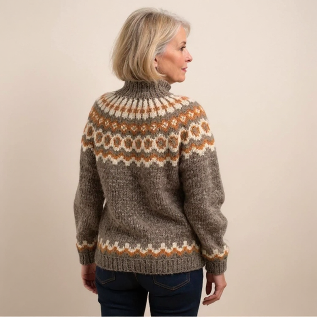 Christine | Maglione con motivo scandinavo