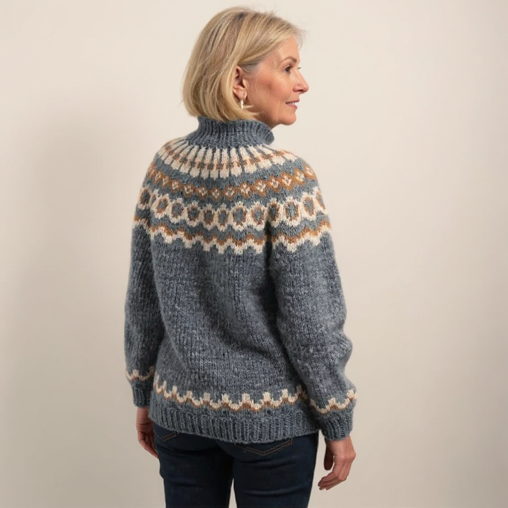 Christine | Maglione con motivo scandinavo